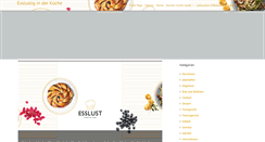 Desktop Screenshot of esslust-blog.de