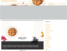 Tablet Screenshot of esslust-blog.de